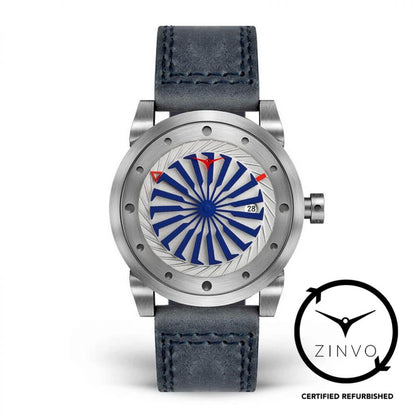 Archived Refurbished Zinvo Blade Rotating Turbine Automatic 44mm Edelstaal | Marine 155