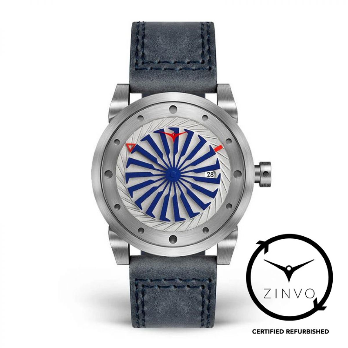 Archived Refurbished Zinvo Blade Rotating Turbine Automatic 44mm Edelstaal | Marine 155