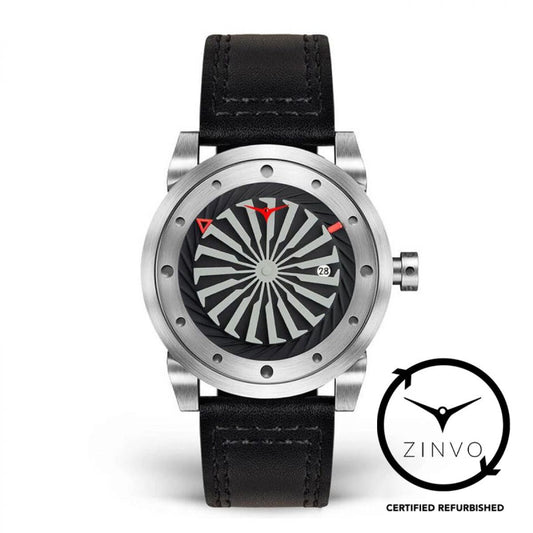 Archived Refurbished Zinvo Blade Rotating Turbine Automatic 44mm Edelstaal | Silver 215